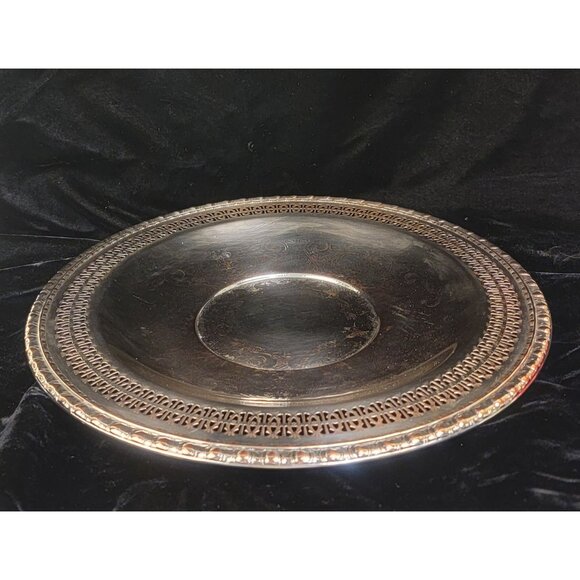 Vintage International Silver Company silver plated tray - Picture 8 of 12